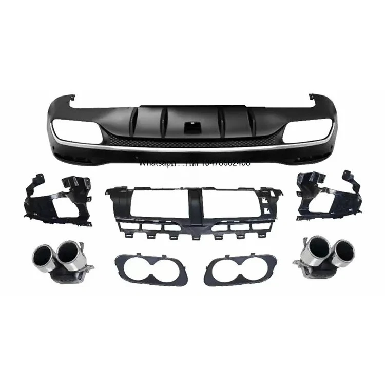 For GLE W167 Body Kit Upgrade to 2020+ GLS X167 a Style Rear Diffuser with Exhaust Tips
For GLE W167 Body Kit Upgrade to 2020+ GLS X167 a Style Rear Diffuser with Exhaust Tips