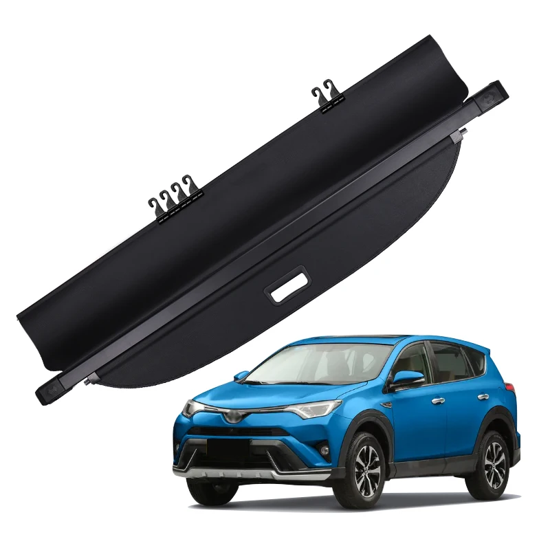 Retractable Trunk Cargo Cover For Toyota Rav4 2013-2018 Parcel Rack Anti-Peeping Shield Privacy Auto Interior Accessories