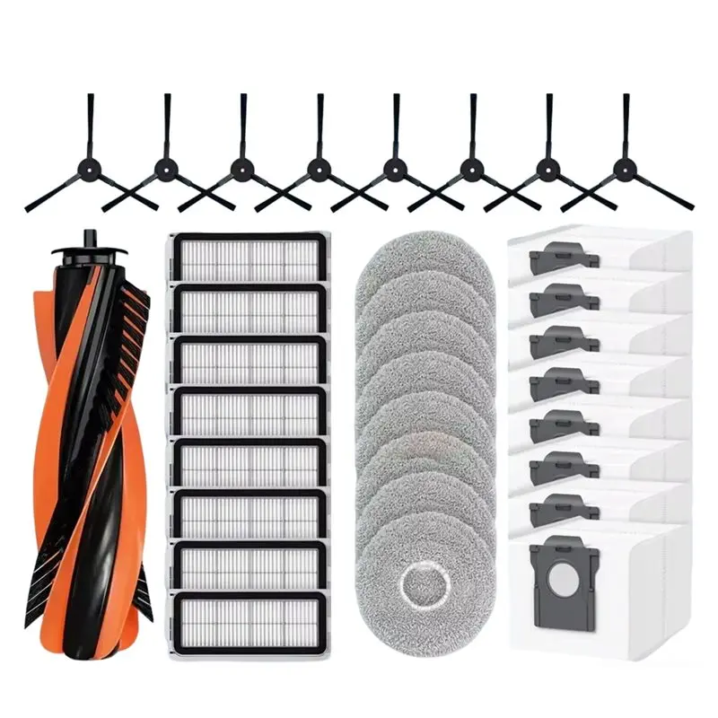 Основная боковая щетка YANA35R, HEPA-фильтр, насадка для влажной уборки, мешок для сбора пыли для робота-пылесоса Cecotec Conga X70, запасные части и аксессуары
Основная боковая щетка YANA35R, HEPA-фильтр, насадка для влажной уборки, мешок для сбора пыли для робота-пылесоса Cecotec Conga X70, запасные части и аксессуары