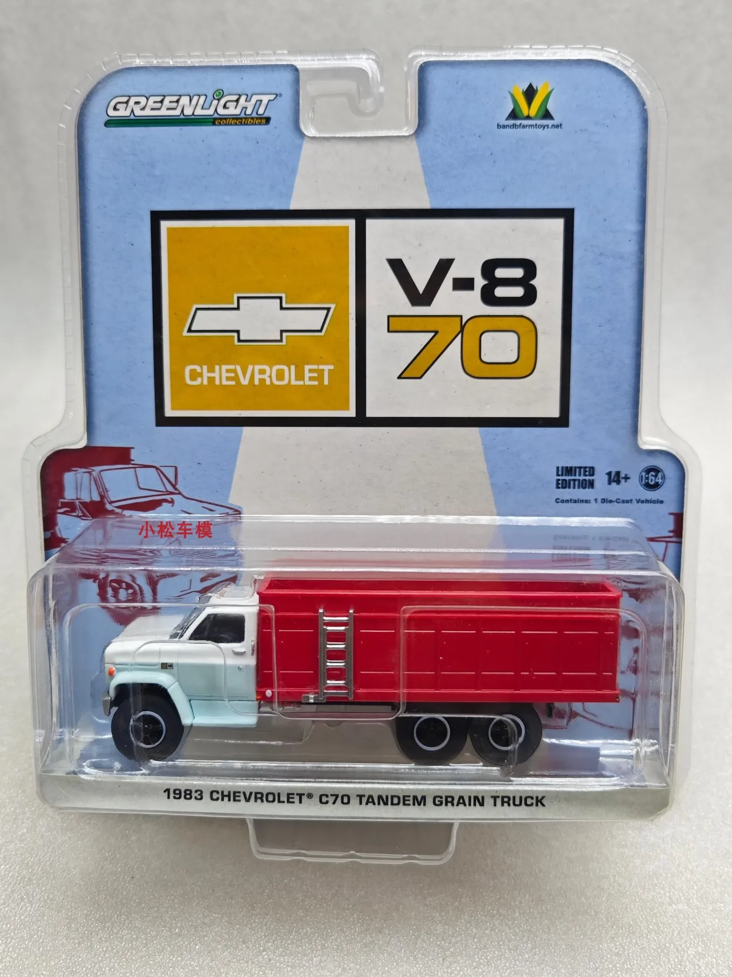 Green Light 1:64 1983 C70 Series Grain Truck 51433-DAlloy Модели автомобилей Коллекционные предметы Хобби Игрушки Подарки Коллекционная модель автомобиля из сплава
Green Light 1:64 1983 C70 Series Grain Truck 51433-DAlloy Модели автомобилей Коллекционные предметы Хобби Игрушки Подарки Коллекционная модель автомобиля из сплава