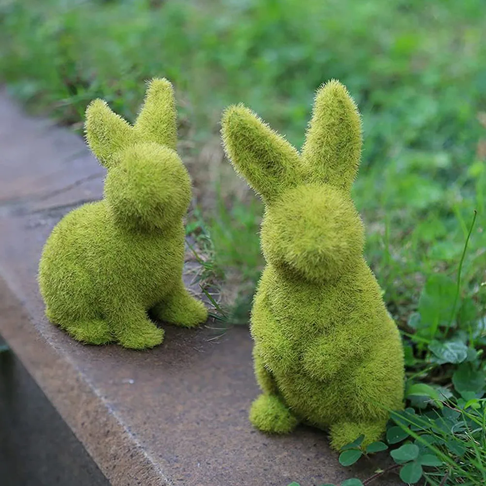 2 Pcs Lawn nament Easter Bunny Patio Garden Rabbit MiniatureMoss Flocking Animal Decor Flocking Rabbit nament Decor
2 Pcs Lawn nament Easter Bunny Patio Garden Rabbit MiniatureMoss Flocking Animal Decor Flocking Rabbit nament Decor