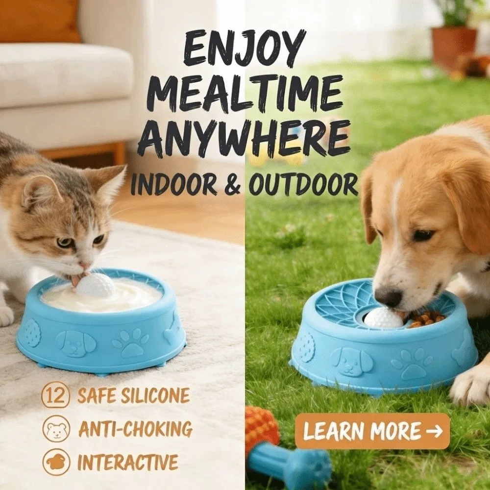 Anti-spill Pet Lick Toy Silicone Non Tip Design Yogurt Licking Plate Bite Resistant Self-Soothing Slow Feeder
Anti-spill Pet Lick Toy Silicone Non Tip Design Yogurt Licking Plate Bite Resistant Self-Soothing Slow Feeder