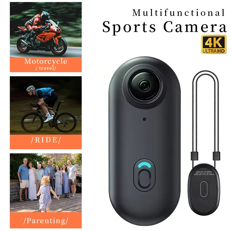 4K UHD Mini Vlog Camera Wireless WiFi Sports Action Camera Small Pocket Body Camcorder Photography Videography Portable Camera
4K UHD Mini Vlog Camera Wireless WiFi Sports Action Camera Small Pocket Body Camcorder Photography Videography Portable Camera