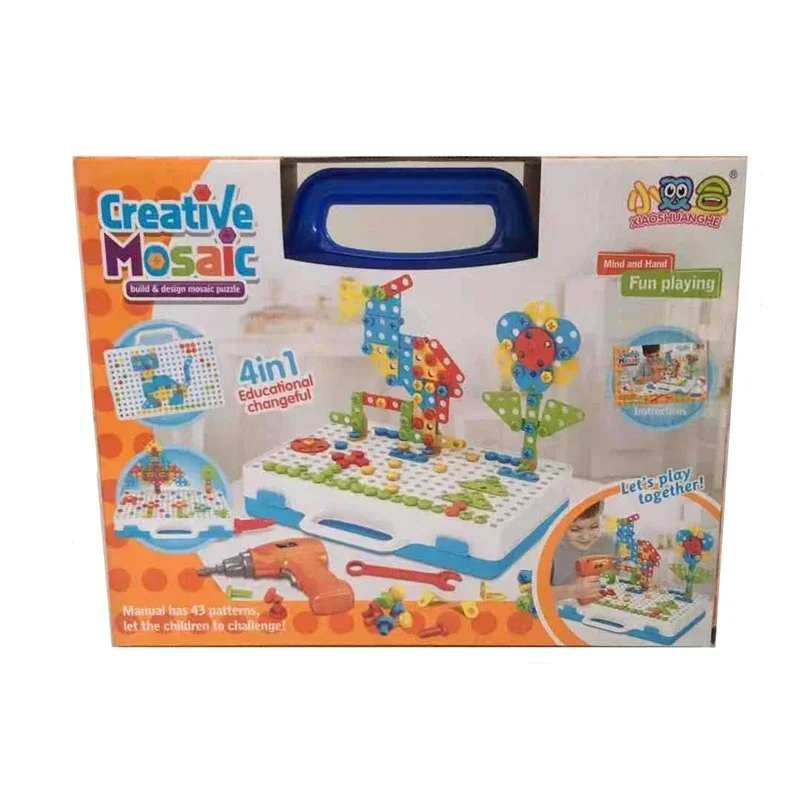 Boys & Girls Educational Toy Set Pretend Play Drill and Tool Kit Electric Screwdriver Puzzle for Children Disassembly Game
Boys & Girls Educational Toy Set Pretend Play Drill and Tool Kit Electric Screwdriver Puzzle for Children Disassembly Game