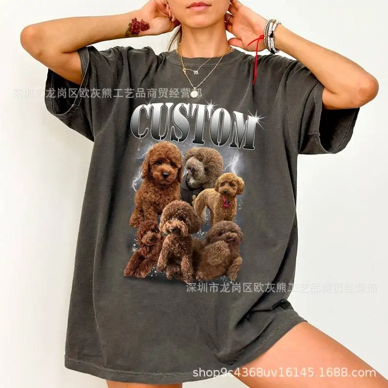 Plus size. Custom logo, animal pattern, hand-ironed graphic unisex T-shirt. Retro short sleeves. Aesthetic goth y2k top
Plus size. Custom logo, animal pattern, hand-ironed graphic unisex T-shirt. Retro short sleeves. Aesthetic goth y2k top