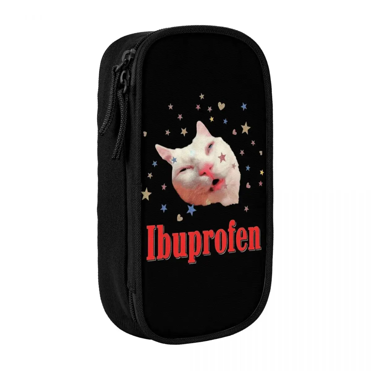 Ibuprofen Cat Meme Pencil Case Pencil Pouch Pen Holder for Girls Boys Big Capacity Bags School Supplies Gifts Stationery
Ibuprofen Cat Meme Pencil Case Pencil Pouch Pen Holder for Girls Boys Big Capacity Bags School Supplies Gifts Stationery