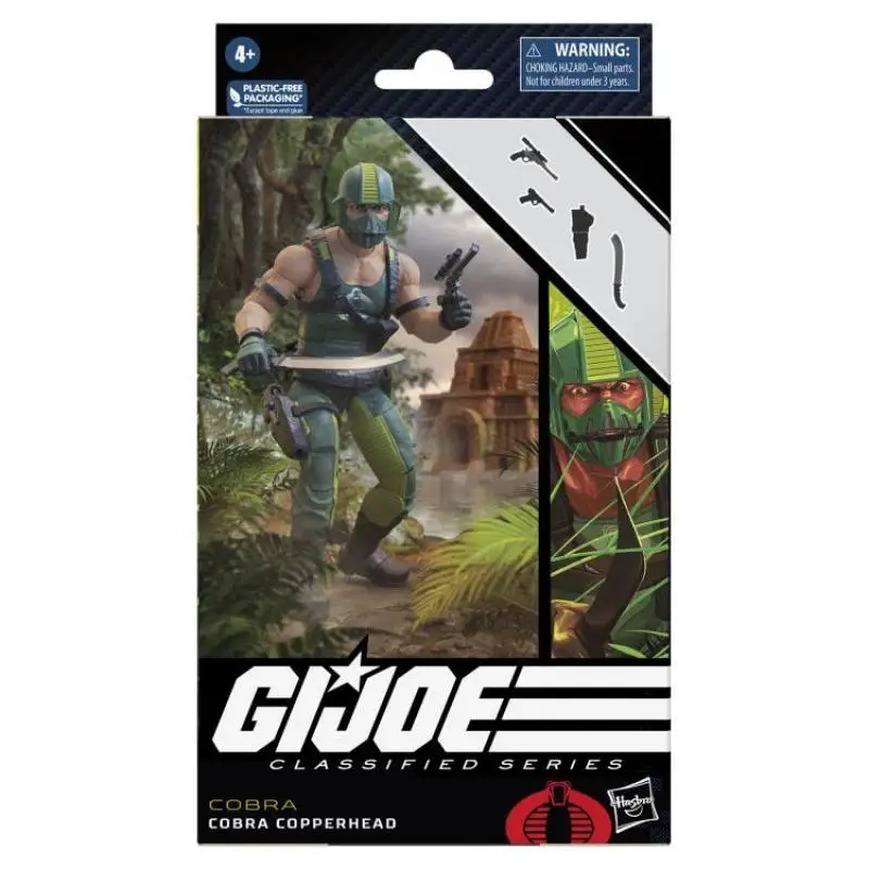 Hasbro G.I. Joe Classified Series #72 Cobra Copperhead Collectible 6-Inch Action Figures Toy with Accessories Gift
Hasbro G.I. Joe Classified Series #72 Cobra Copperhead Collectible 6-Inch Action Figures Toy with Accessories Gift