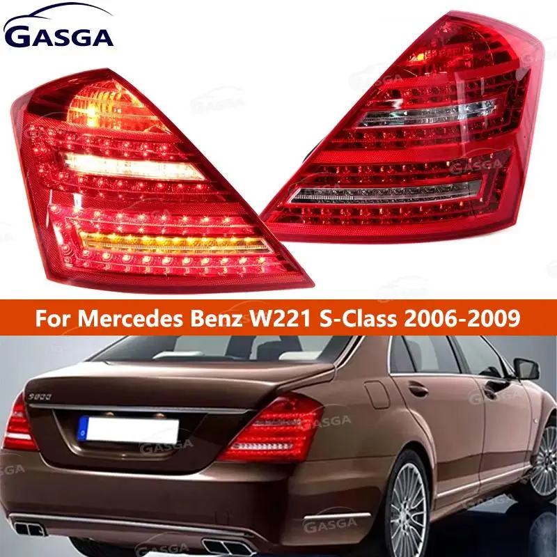 Rear DRL Light Turn Signal Brake Lamp For Mercedes-Benz W221 S-Class 2007 2008 2009 Car Accessories LED Tail Light Assembly
Rear DRL Light Turn Signal Brake Lamp For Mercedes-Benz W221 S-Class 2007 2008 2009 Car Accessories LED Tail Light Assembly