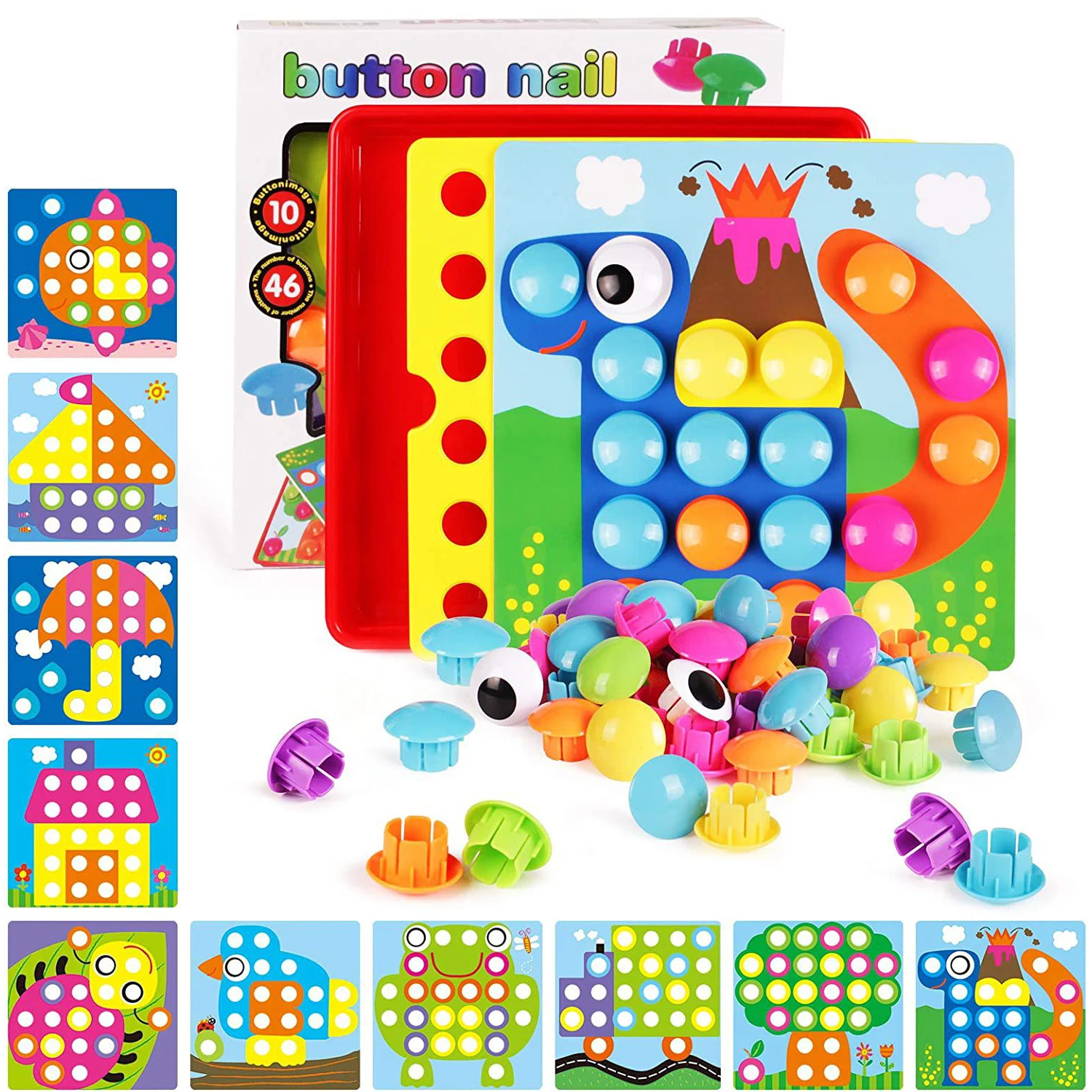 Large particle button puzzle early childhood education children's enlightenment puzzle color recognition puzzle toy
Large particle button puzzle early childhood education children's enlightenment puzzle color recognition puzzle toy