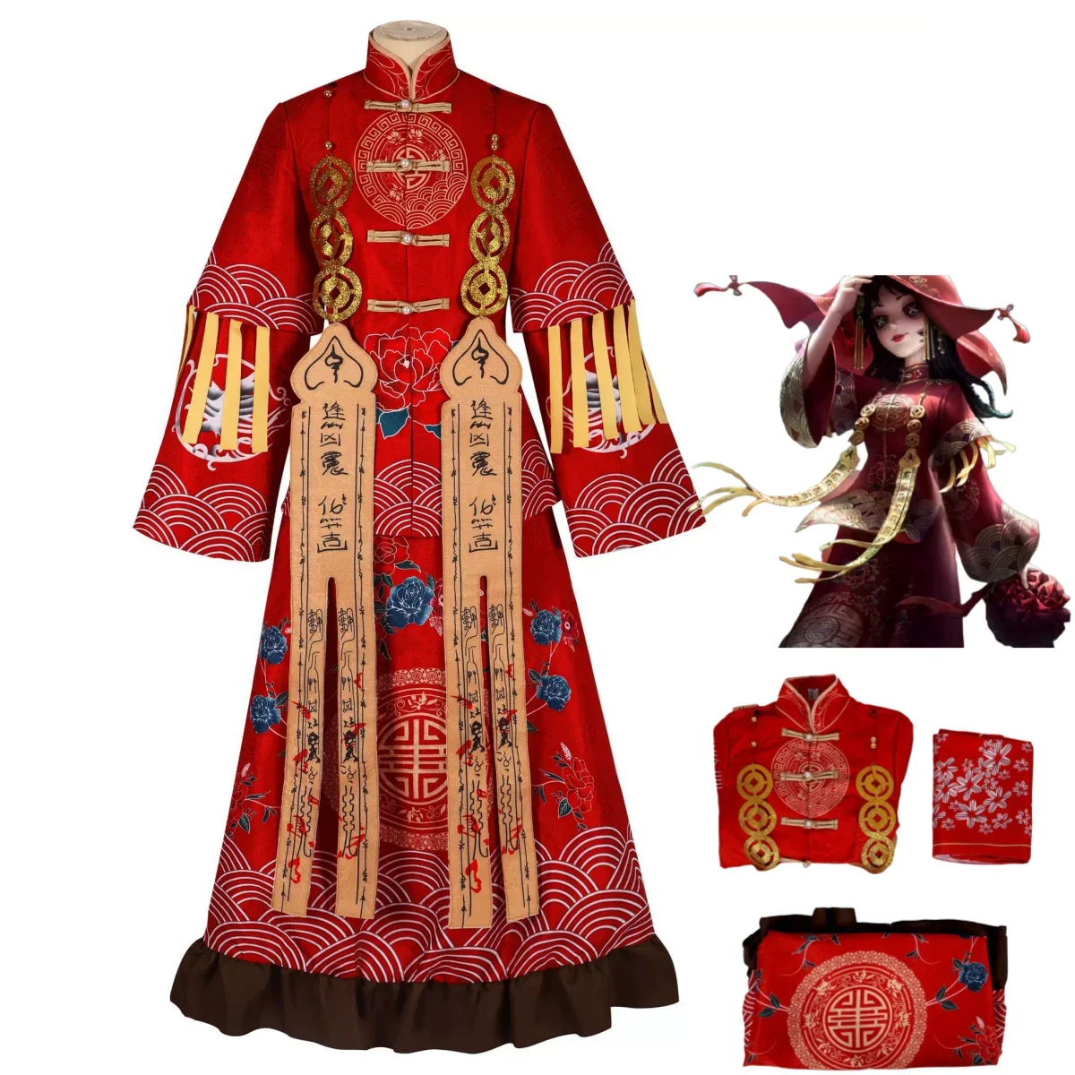 Костюм для косплея «Призрак невесты» на Хэллоуин, красная юбка, пальто, свадебное платье для женщин, игровой костюм V Vera Nair, парфюмерный костюм
Костюм для косплея «Призрак невесты» на Хэллоуин, красная юбка, пальто, свадебное платье для женщин, игровой костюм V Vera Nair, парфюмерный костюм