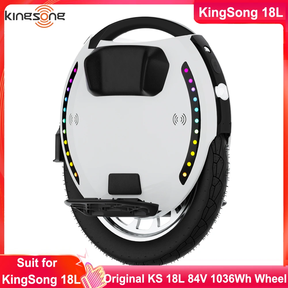 Original KingSong 18L 84V 1036Wh 2200W Motor 4000W Peak Power 18*2.5inch Tire Speed 50km/h for KingSong 18L Electric Unicycle
Original KingSong 18L 84V 1036Wh 2200W Motor 4000W Peak Power 18*2.5inch Tire Speed 50km/h for KingSong 18L Electric Unicycle