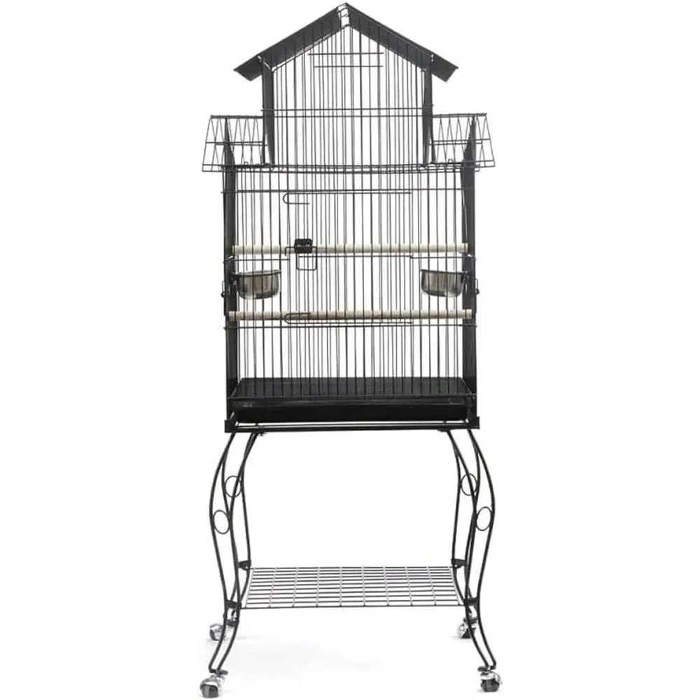 Spacious Metal Birdcage with Stand, Ideal for Breeding and Parrots, Quiet Wheel Pet Cage
Spacious Metal Birdcage with Stand, Ideal for Breeding and Parrots, Quiet Wheel Pet Cage