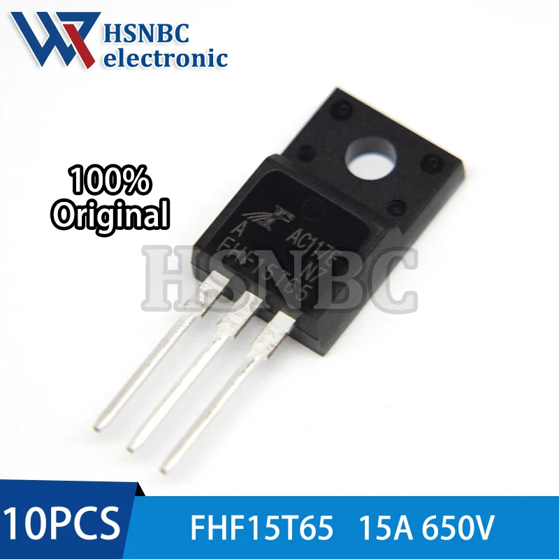 10PCS FHF15T65 15T65 FHF15T65A TO-220F 650V 15A IGBT Power Transistor 100% New Original
10PCS FHF15T65 15T65 FHF15T65A TO-220F 650V 15A IGBT Power Transistor 100% New Original