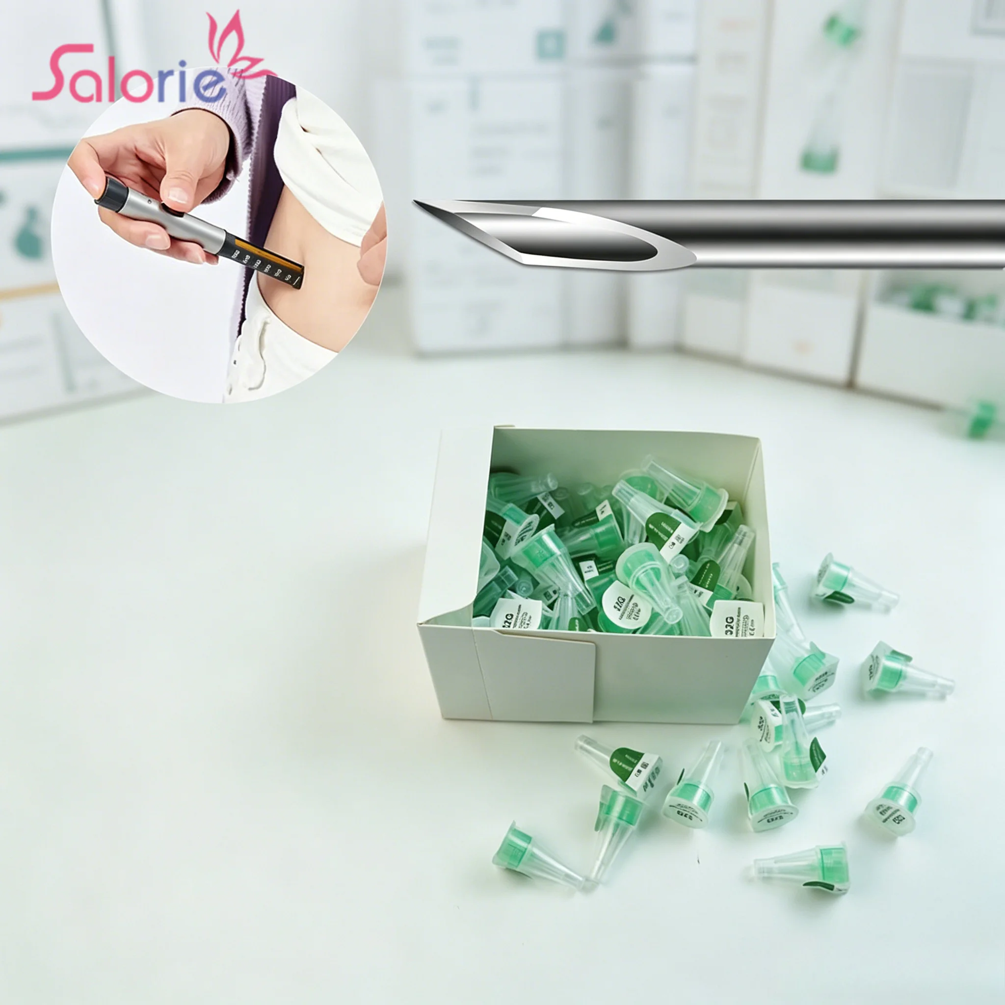 20/50/100pcs Disposable 4mm 6mm 8mm Medical Insulin Pen Tip for Lilly Insulin Injection Pen Injection Needle Embroidered Pen Tip
20/50/100pcs Disposable 4mm 6mm 8mm Medical Insulin Pen Tip for Lilly Insulin Injection Pen Injection Needle Embroidered Pen Tip