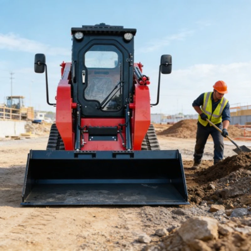 Small Track Skid Steer Loader Hydraulic System Strong Power
Small Track Skid Steer Loader Hydraulic System Strong Power