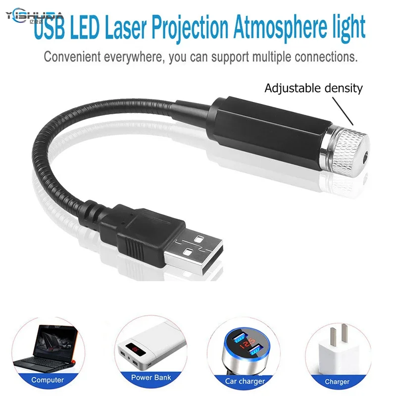 UniversalLED Car Roof Star Night Light Projector Atmosphere Galaxy Lamp USB Decorative Lamp Adjustable Multiple Lighting Effects
UniversalLED Car Roof Star Night Light Projector Atmosphere Galaxy Lamp USB Decorative Lamp Adjustable Multiple Lighting Effects