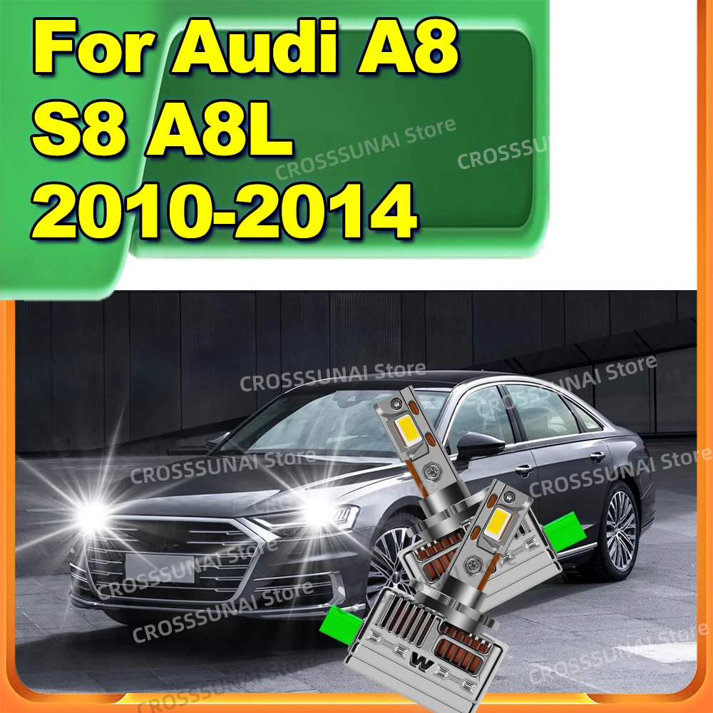 Светодиодные фары 50000LM Супер яркие автомобильные лампы 6000K Plug and Play для Audi A8 S8 A8L 2010 2011 2012 2013 2014
Светодиодные фары 50000LM Супер яркие автомобильные лампы 6000K Plug and Play для Audi A8 S8 A8L 2010 2011 2012 2013 2014