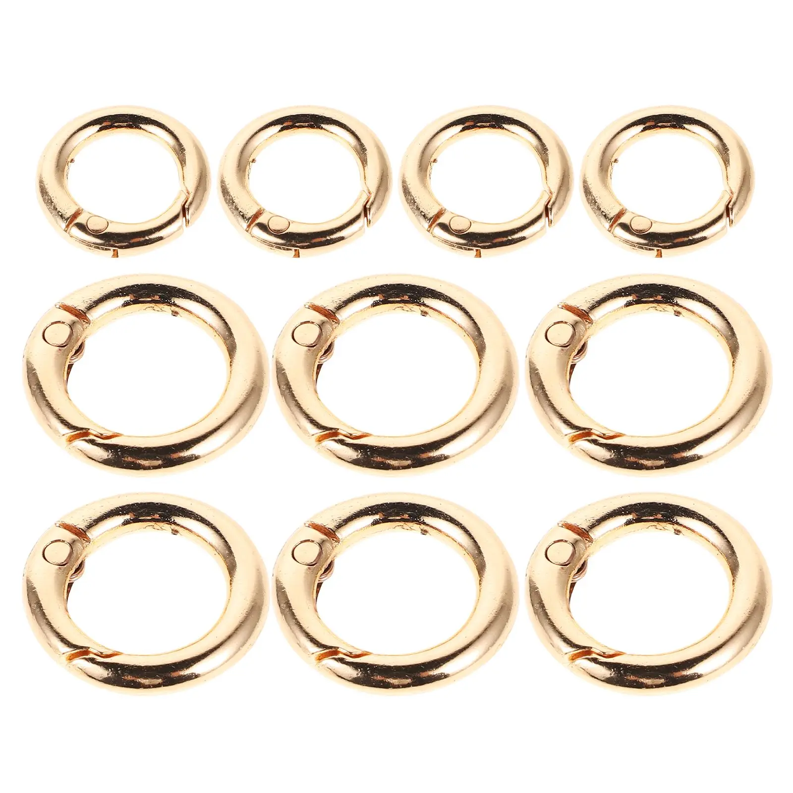 16pcs Keychain Accessories Spring Buckle Carabiner Hooks Round Key Ring Heavy Duty Mini Clip for Keys Bags Phone Cases Alloy
16pcs Keychain Accessories Spring Buckle Carabiner Hooks Round Key Ring Heavy Duty Mini Clip for Keys Bags Phone Cases Alloy