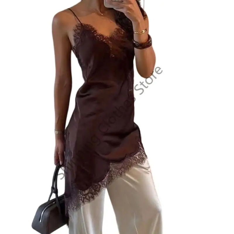 M68A Trendy Dress Feature Asymmetric Bottom Intricate Lace Detail Lightweight Polyester Travel Essential
M68A Trendy Dress Feature Asymmetric Bottom Intricate Lace Detail Lightweight Polyester Travel Essential