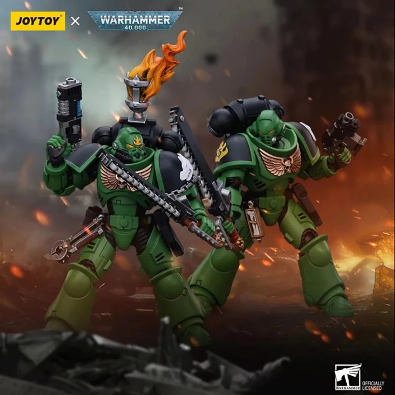 JOYTOY Warhammer 40K 1/18 Scale Salamanders Intercessors Brother Haecule Sergeant Tsek'gan 12.1cm Action Figure Model Toys
JOYTOY Warhammer 40K 1/18 Scale Salamanders Intercessors Brother Haecule Sergeant Tsek'gan 12.1cm Action Figure Model Toys