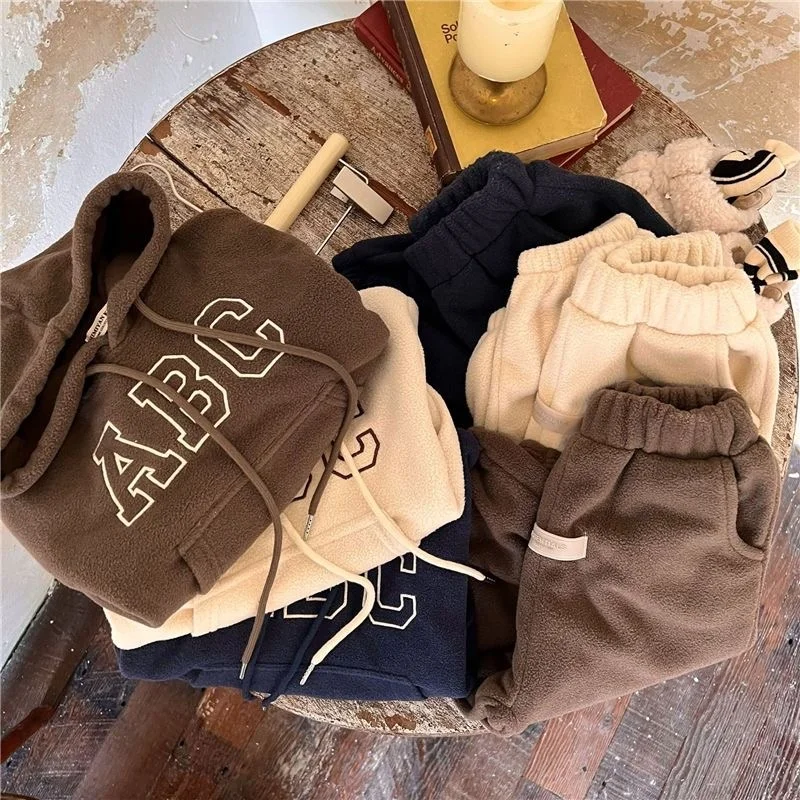 Baby Boy Girl Hooded Clothes Set Hoodie+Pant 2PCS Infant Toddler Child Warm Fleece Home Suit Winter Spring Baby Clothes 1-10Y
Baby Boy Girl Hooded Clothes Set Hoodie+Pant 2PCS Infant Toddler Child Warm Fleece Home Suit Winter Spring Baby Clothes 1-10Y