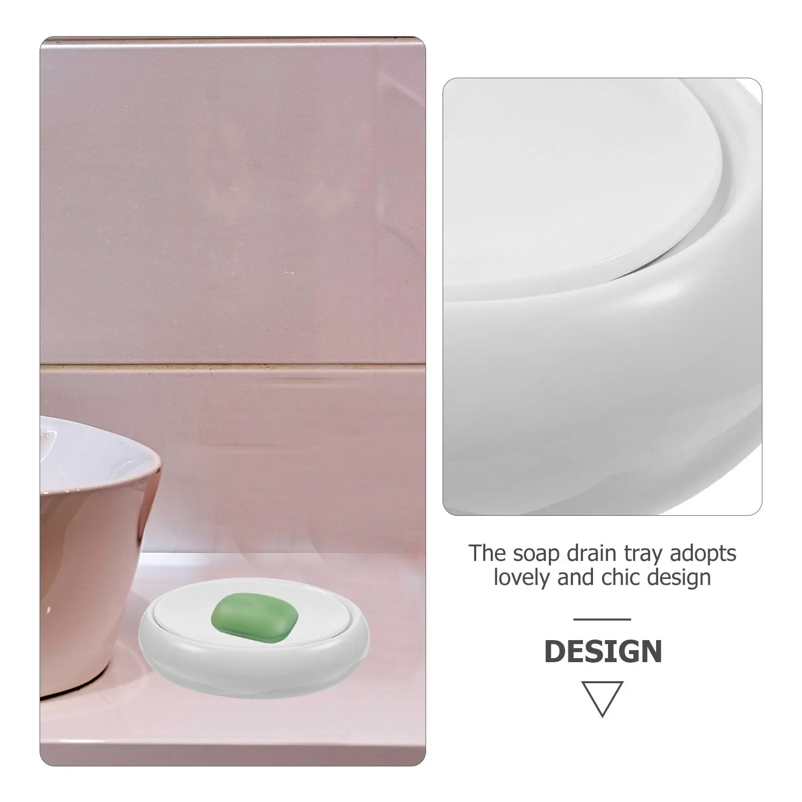 Oval Ceramic Soap Dish with Design Stylish Soap Tray for Bathroom Kitchen Decorative Home Supplies Organizer
Oval Ceramic Soap Dish with Design Stylish Soap Tray for Bathroom Kitchen Decorative Home Supplies Organizer