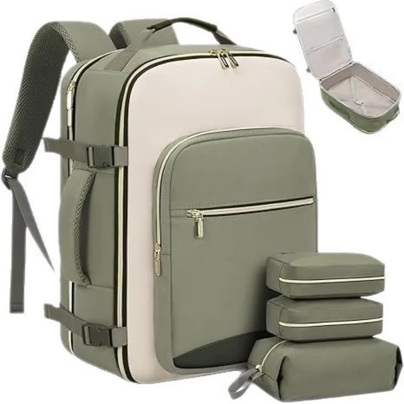 Carry On Travel Backpack with 3 Storage Bags, Large Capacity Laptop Bag, Boarding Luggage Backpack for Men & Women
Carry On Travel Backpack with 3 Storage Bags, Large Capacity Laptop Bag, Boarding Luggage Backpack for Men & Women