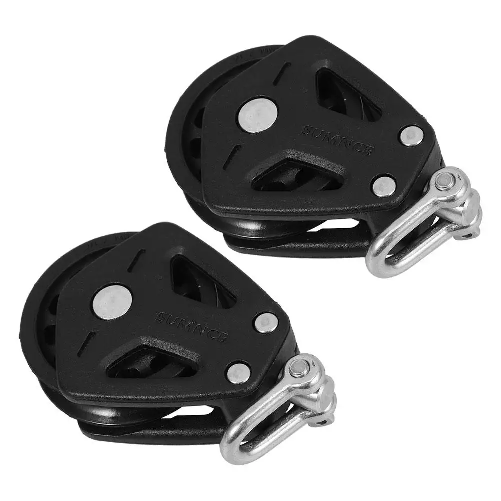 2pcs Pulley Double Swivel 316 Marine Stainless Steel Pulley Stainless Steel Boat Rope Marine Weight Cable Gym Sailboat
2pcs Pulley Double Swivel 316 Marine Stainless Steel Pulley Stainless Steel Boat Rope Marine Weight Cable Gym Sailboat