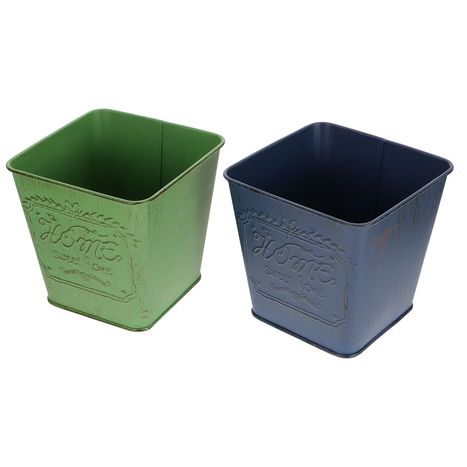 2 Pcs Flowerpot Iron Bucket Plant Ornament Rustic Decor Retro Adornment Floral Container
2 Pcs Flowerpot Iron Bucket Plant Ornament Rustic Decor Retro Adornment Floral Container