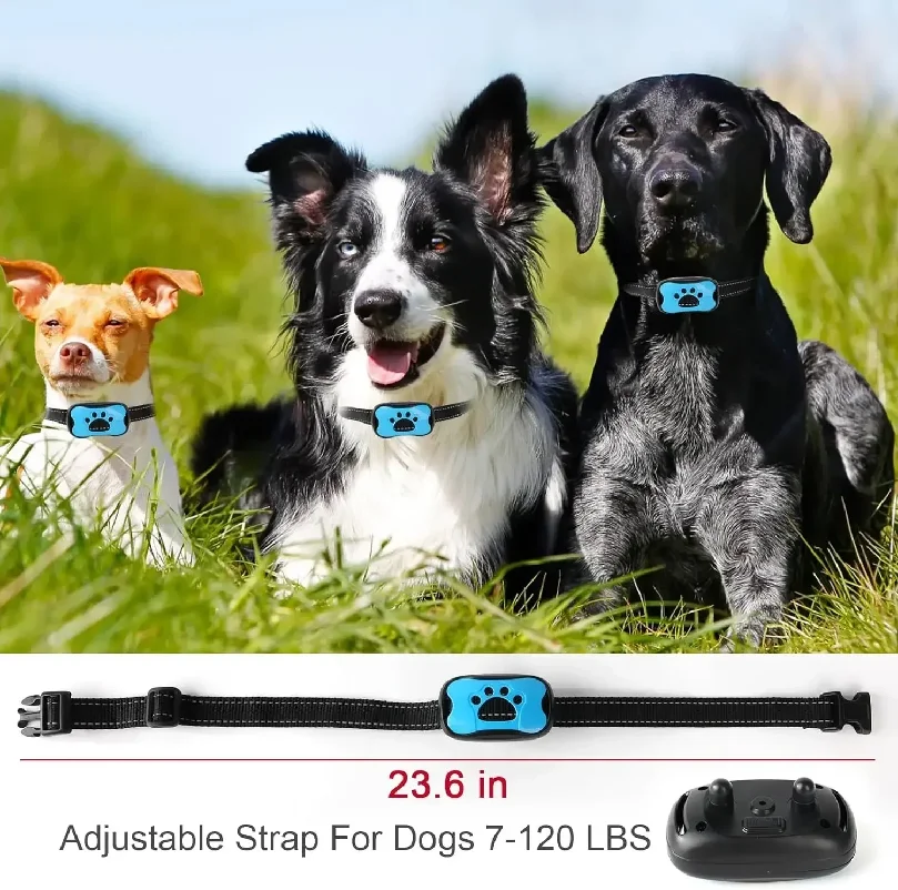 Pet Dog Anti Barking Device USB Rechargeable Dogs Training Collar Ultrasonic Stop Barking Vibration Anti Bark Collar
Pet Dog Anti Barking Device USB Rechargeable Dogs Training Collar Ultrasonic Stop Barking Vibration Anti Bark Collar