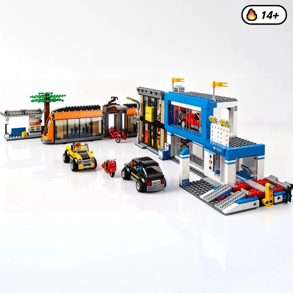 1683Pcs Lively City Square Building Blocks Scene Building Toy Immersive Experience Assembly Children Gifts 60097
1683Pcs Lively City Square Building Blocks Scene Building Toy Immersive Experience Assembly Children Gifts 60097