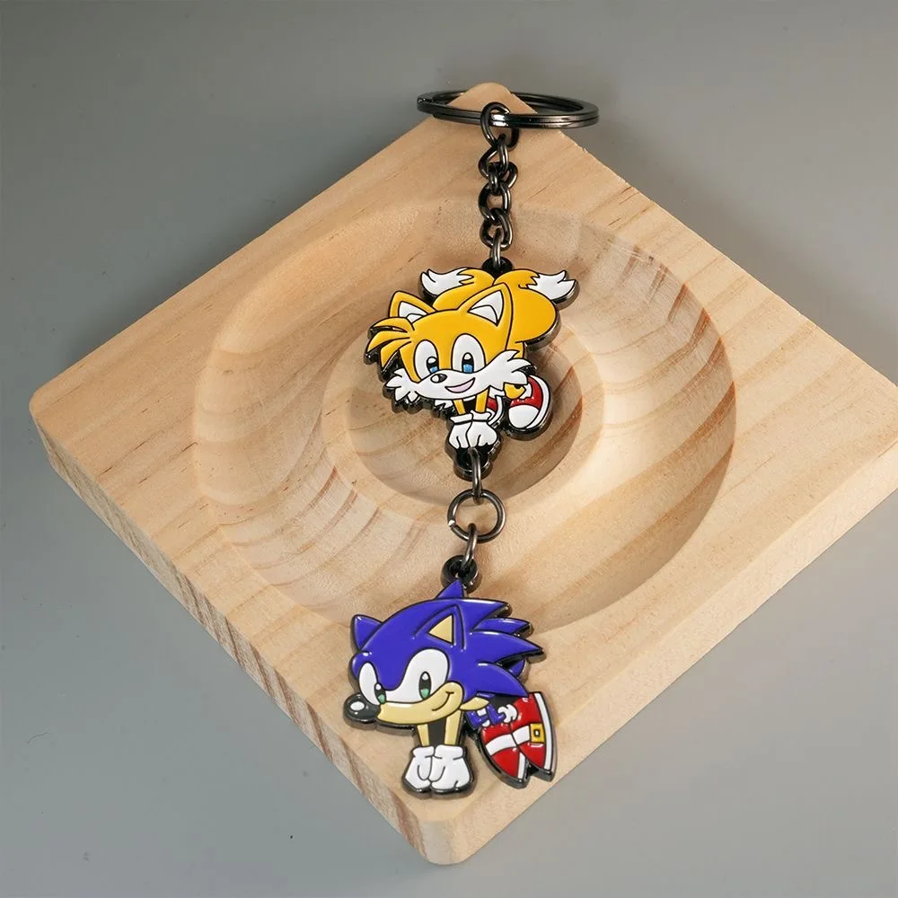 Cute Cartoon Hedgehog & Fox Bag Charm Pendant, Double Doll Style Metal Keychain, Creative Backpack Decoration Accessory
Cute Cartoon Hedgehog & Fox Bag Charm Pendant, Double Doll Style Metal Keychain, Creative Backpack Decoration Accessory