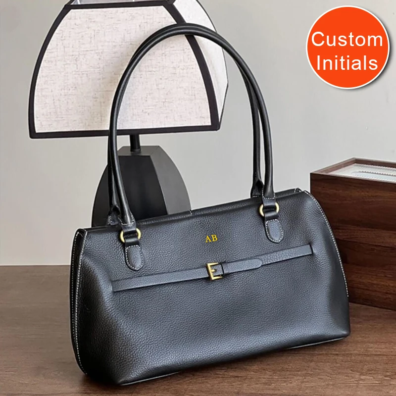 Custom Initials Genuine Leather Tote Bags For Women Luxury Designer Handbags And Purses 2025 New In Cowhide Belt Buckle Shoulder
Custom Initials Genuine Leather Tote Bags For Women Luxury Designer Handbags And Purses 2025 New In Cowhide Belt Buckle Shoulder