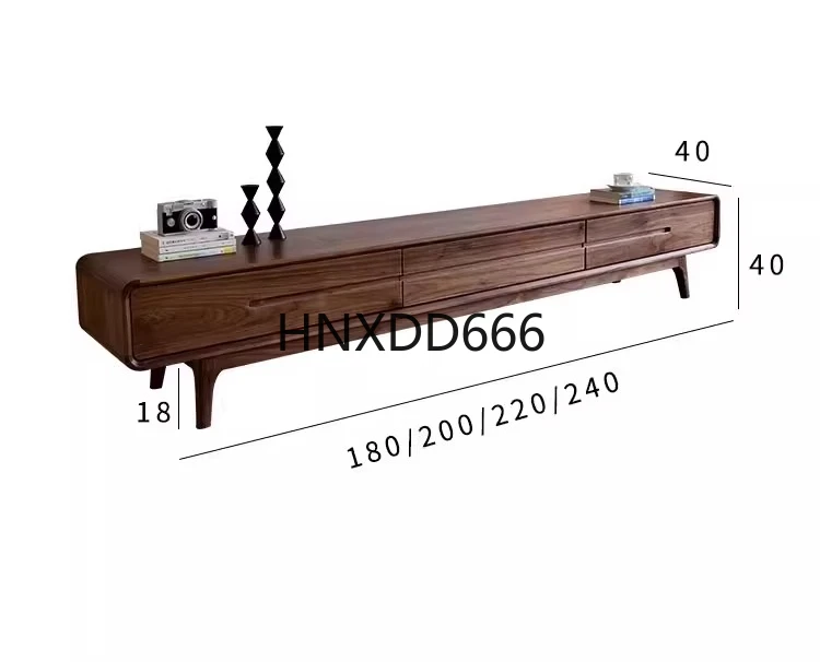 Black walnut TV cabinet storage cabinet 
Black walnut TV cabinet storage cabinet