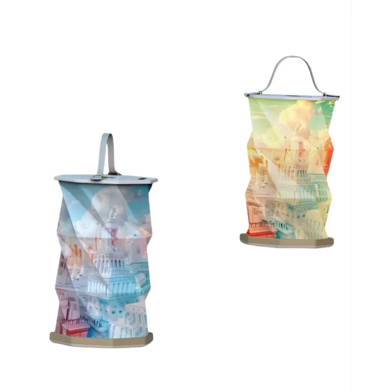 Folding Paper Light Night Light Portable Castle Pattern Modern Design Company Promotions Bedroom Decoration Table Portable Light
Folding Paper Light Night Light Portable Castle Pattern Modern Design Company Promotions Bedroom Decoration Table Portable Light