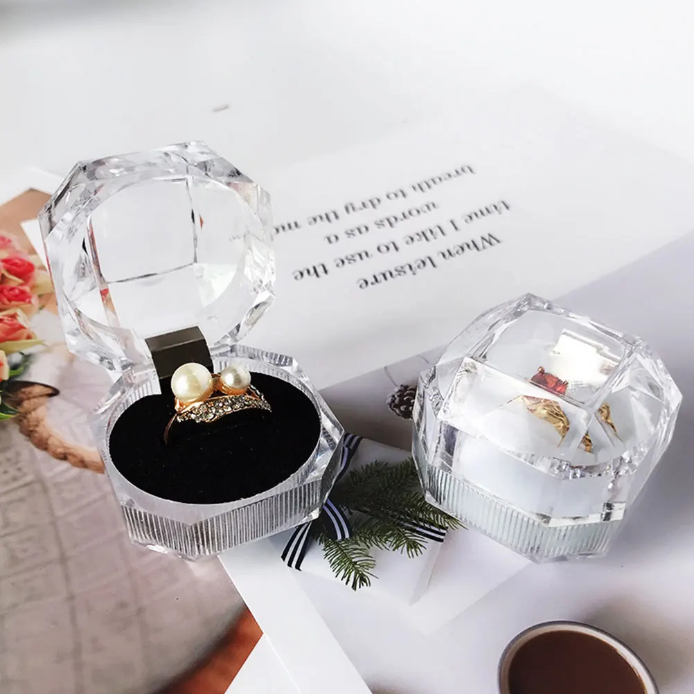 20pcs Crystal Jewelry Box Luxury Rings Organizer Storage Case Display Stand For Earrings Beads Mini Goods Gift
20pcs Crystal Jewelry Box Luxury Rings Organizer Storage Case Display Stand For Earrings Beads Mini Goods Gift