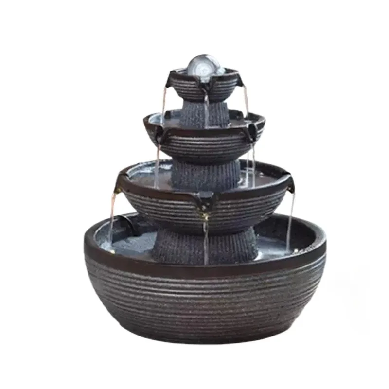 Resin Table Top Fountain LED Cascading Water Feature With USB Power And Remote Control For Home Office Desk Decor
Resin Table Top Fountain LED Cascading Water Feature With USB Power And Remote Control For Home Office Desk Decor