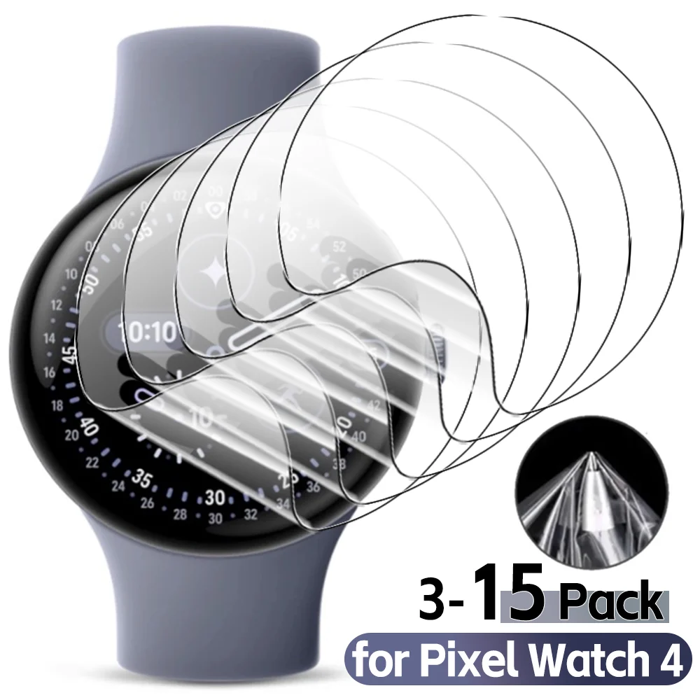 3-15pcs Hydrogel Film for Google Pixel Watch 4 41mm 45mm Screen Protector Full Cover Protective Film Curved Protection Not Glass
3-15pcs Hydrogel Film for Google Pixel Watch 4 41mm 45mm Screen Protector Full Cover Protective Film Curved Protection Not Glass