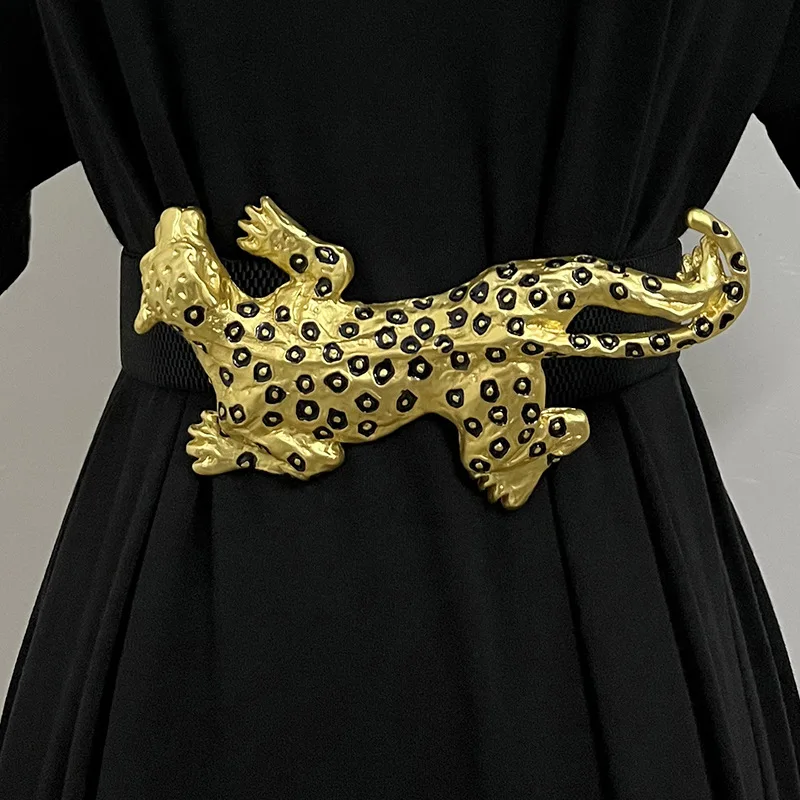 Women's fashion show genuine leather spotted leopard print wide belt ladies dress waist belt versatile decorative wide belt
Women's fashion show genuine leather spotted leopard print wide belt ladies dress waist belt versatile decorative wide belt