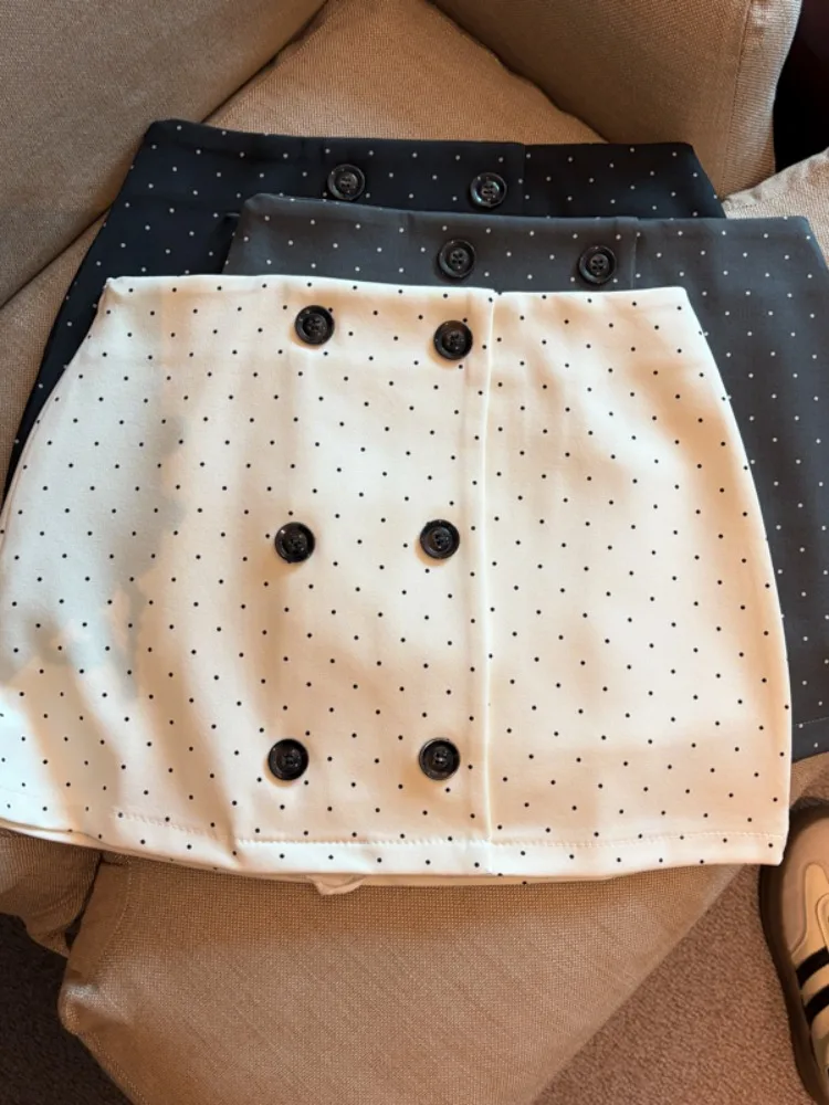 White Polka Dot A-Line Skirt Retro Unique Beautiful Summer New Style Women's Fashion Half Skirt Low Waist Polyester Fiber
White Polka Dot A-Line Skirt Retro Unique Beautiful Summer New Style Women's Fashion Half Skirt Low Waist Polyester Fiber