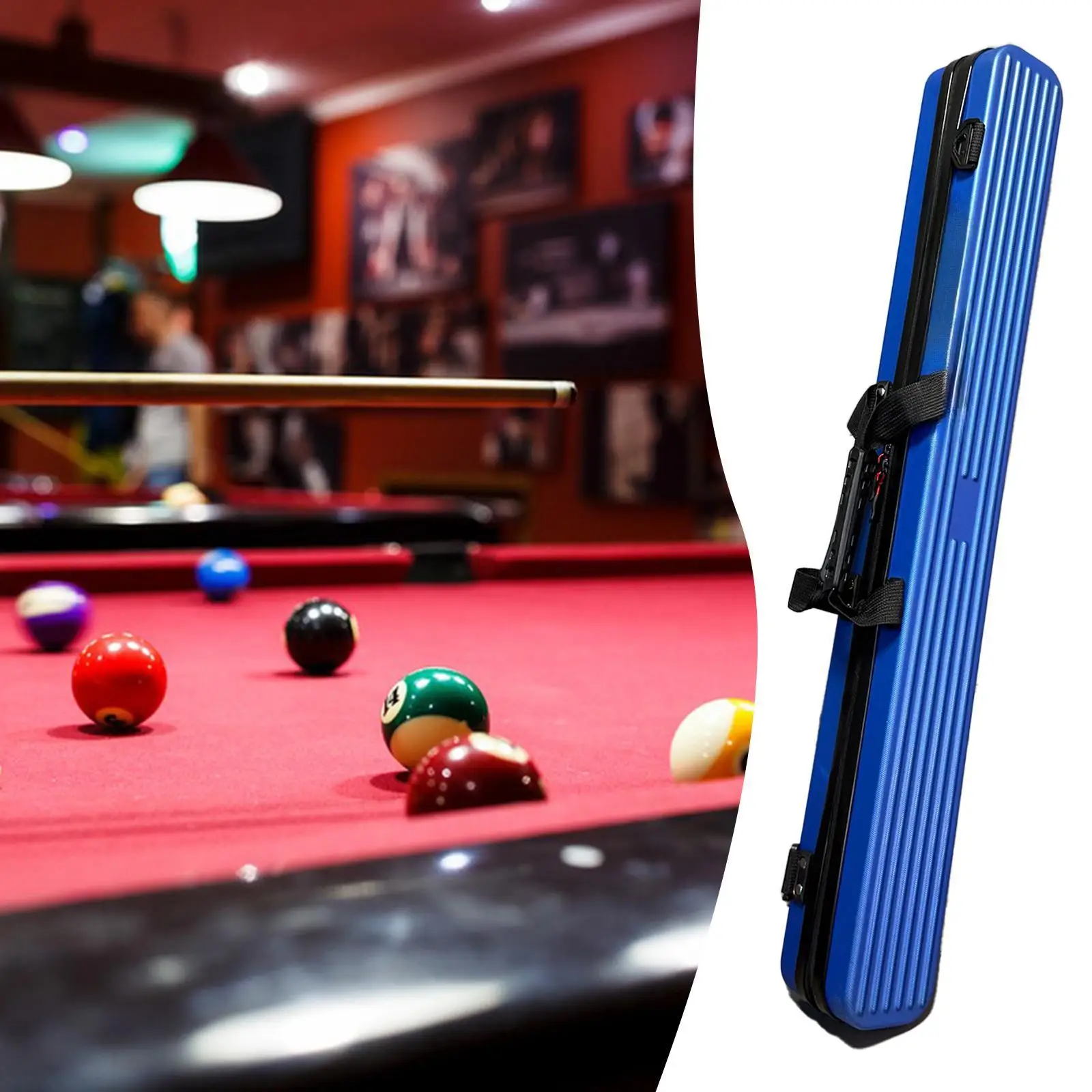 Portable ABS Billiard Cue Box Hard Case Stick Carrier with Handle for 12 Split Pool Cue Table Accessories
Portable ABS Billiard Cue Box Hard Case Stick Carrier with Handle for 12 Split Pool Cue Table Accessories