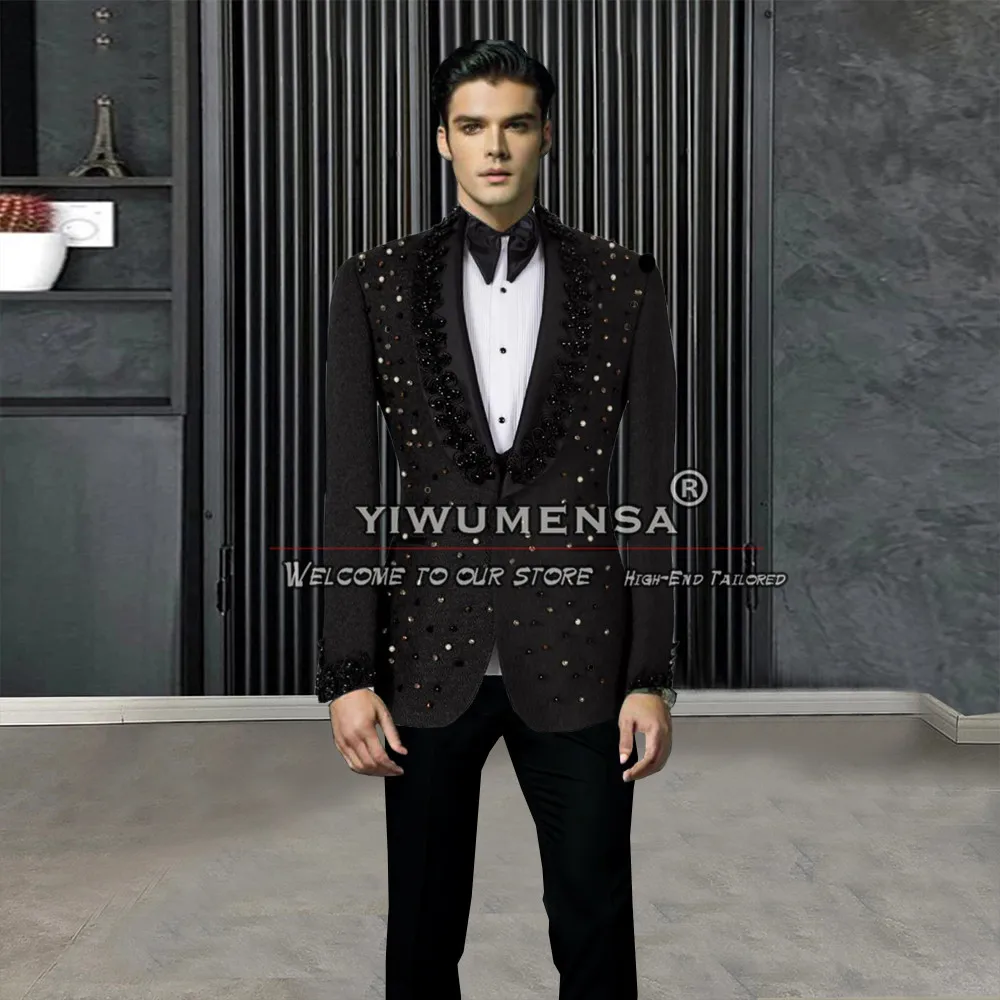 Elegant Groom Wedding Tuxedos Floral Jacket Vest Pants 3 Piece Men's Tuxedos Tailored Formal Banquet Prom Blazer Ropa Hombre
Elegant Groom Wedding Tuxedos Floral Jacket Vest Pants 3 Piece Men's Tuxedos Tailored Formal Banquet Prom Blazer Ropa Hombre