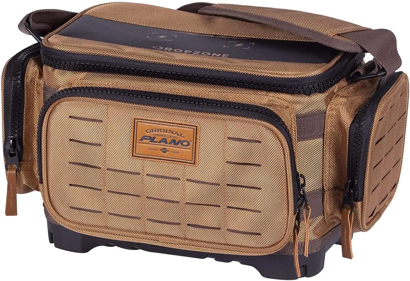 Premium Tackle Storage Bag with No Slip Base and Included Stows, Khaki Brown Black Trim
Premium Tackle Storage Bag with No Slip Base and Included Stows, Khaki Brown Black Trim