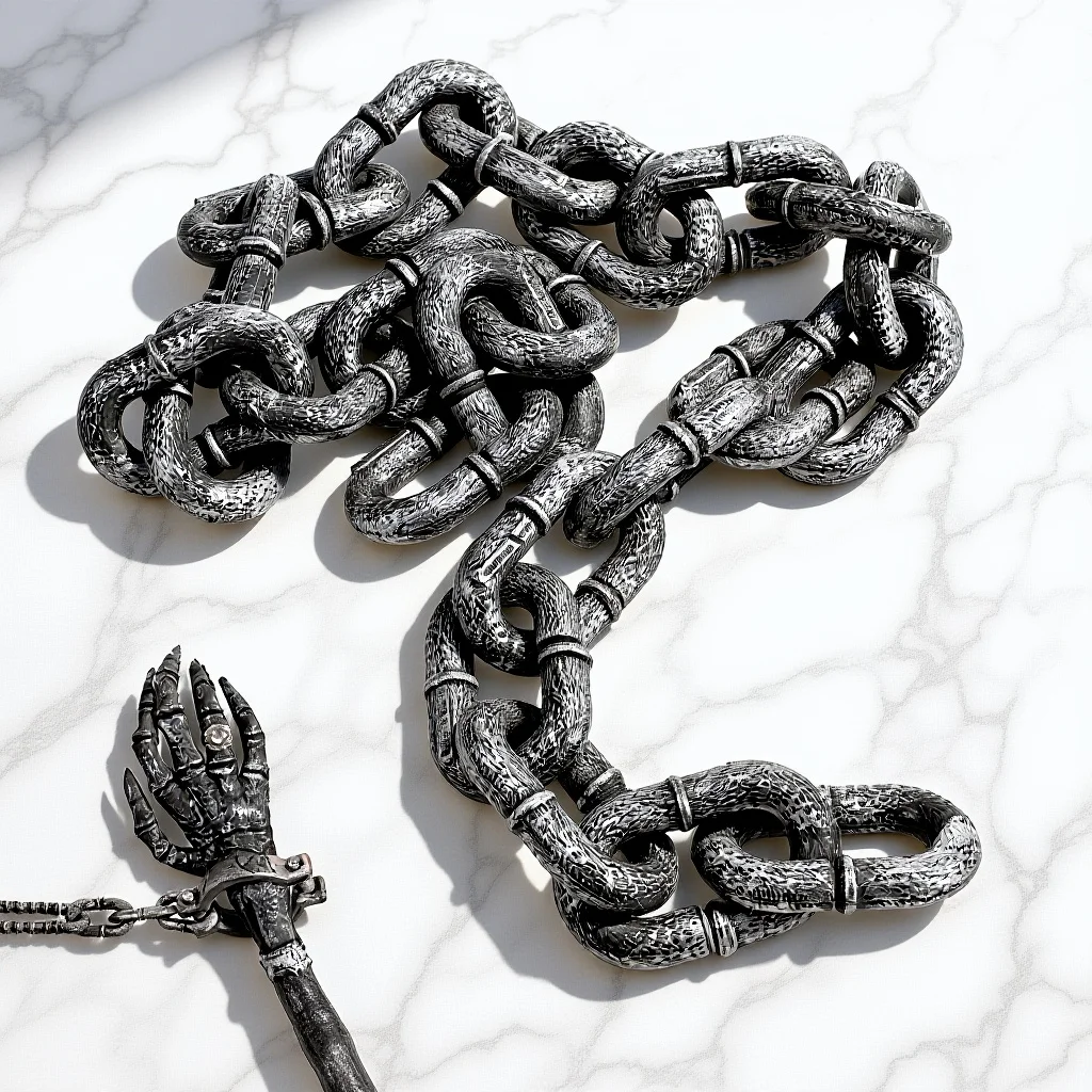 Halloween Decorative Chain Plastic Party Links Prop for Costumes Fake Barrier Decoration Festival Themed Decor Supplies
Halloween Decorative Chain Plastic Party Links Prop for Costumes Fake Barrier Decoration Festival Themed Decor Supplies