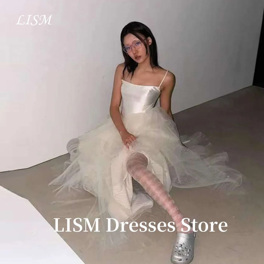 LISM Magnificent A-Line Korea Evening Dresses Photo Shoot Soft Tulle Ankle Length Elegant Prom Gowns웨딩드레스Customized Corsets
LISM Magnificent A-Line Korea Evening Dresses Photo Shoot Soft Tulle Ankle Length Elegant Prom Gowns웨딩드레스Customized Corsets