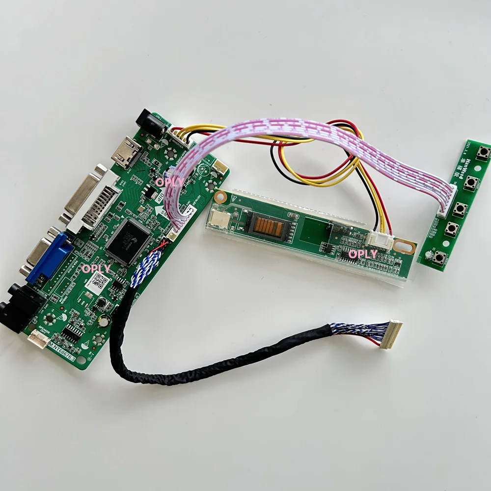 Controller board HDMI-compatible DVI VGA for LP171W02-A4 LP171W02-A3 1680X1050 LCD panel 17.1" LCD screen monitor DIY
Controller board HDMI-compatible DVI VGA for LP171W02-A4 LP171W02-A3 1680X1050 LCD panel 17.1" LCD screen monitor DIY