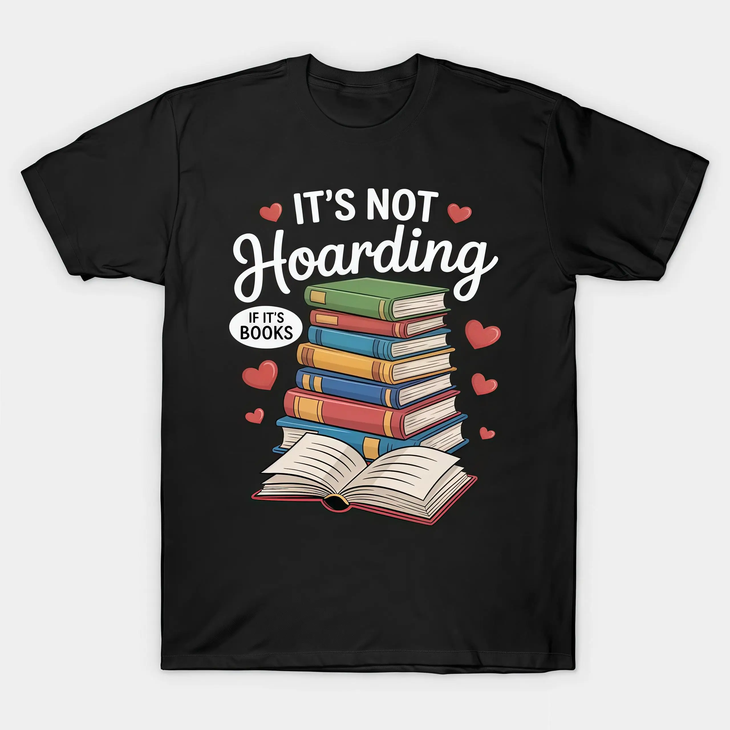 Women's Funny Book Lover T-Shirt "Not Hoarding If Books" Bookworm Graphic Tee Librarian Gift Reader Humor Casual Top
Women's Funny Book Lover T-Shirt "Not Hoarding If Books" Bookworm Graphic Tee Librarian Gift Reader Humor Casual Top