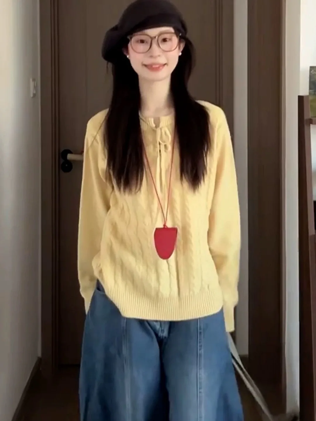 Yellow Twisted Knit Sweater Women's Loose Casual Commute Top Autumn Winter New Korean Style Versatile Comfortable Long Sleeve
Yellow Twisted Knit Sweater Women's Loose Casual Commute Top Autumn Winter New Korean Style Versatile Comfortable Long Sleeve