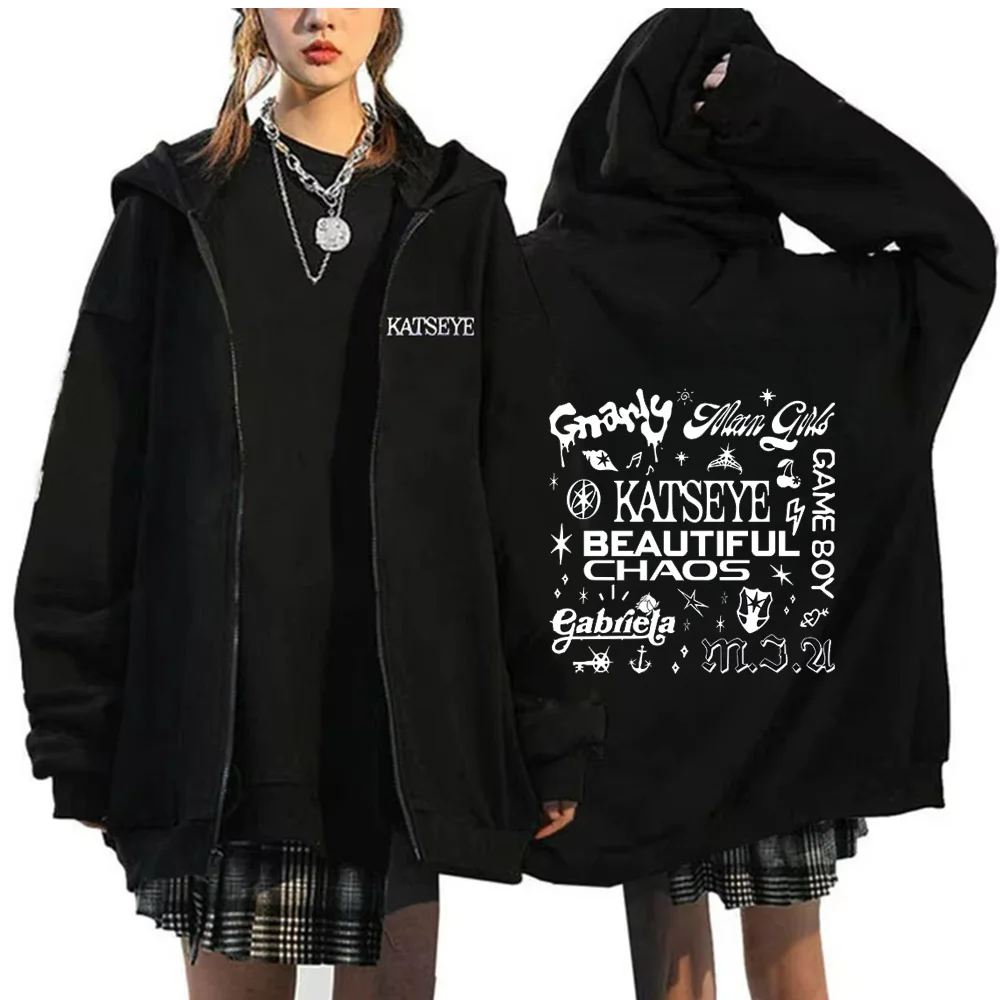 25 женских и мужских толстовок на молнии с забавным принтом Katseye, повседневная и удобная готическая толстовка на молнии Y2k, модная уличная одежда в стиле ретро
25 женских и мужских толстовок на молнии с забавным принтом Katseye, повседневная и удобная готическая толстовка на молнии Y2k, модная уличная одежда в стиле ретро