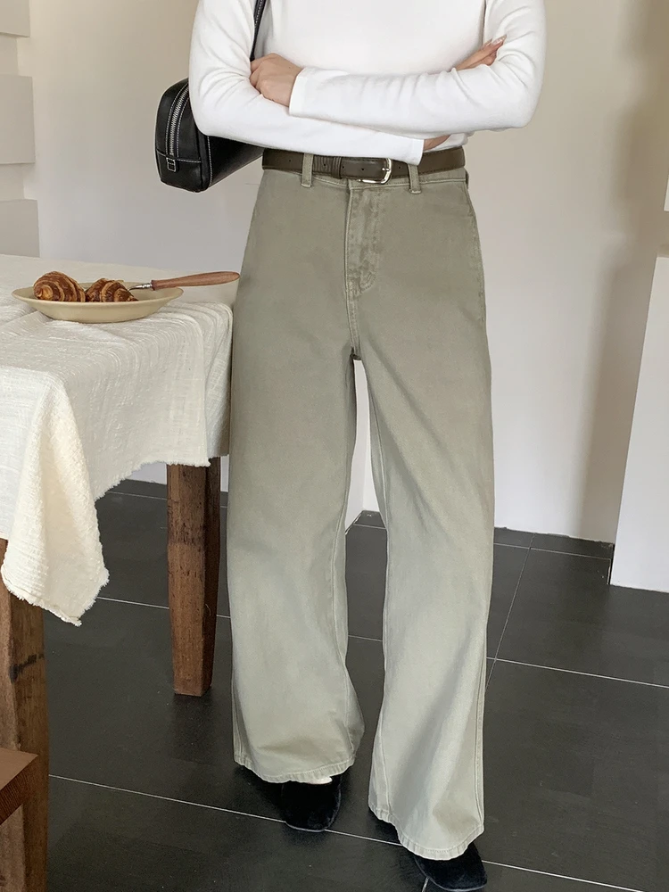 Джинсы с высокой талией, прямые, широкие, женские, повседневные, утягивающие, осенние, новые, в корейском стиле, для девочек, модные
Джинсы с высокой талией, прямые, широкие, женские, повседневные, утягивающие, осенние, новые, в корейском стиле, для девочек, модные